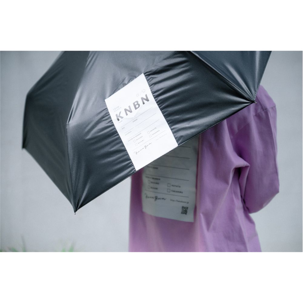 【Wpc. × KANA-BOON】KNBN PROFILE TAG 折りたたみ傘